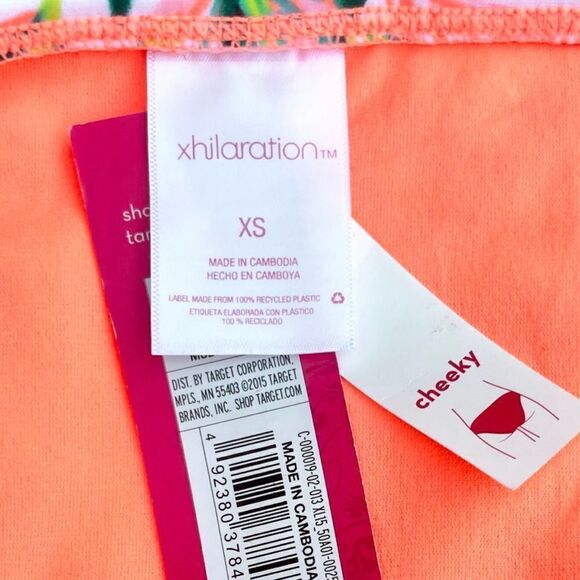 🍍3/$15🍍 Xhilaration Tropical Cheeky Bikini Bottoms - Picture 3 of 4